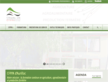 Tablet Screenshot of cfppa-aurillac.fr